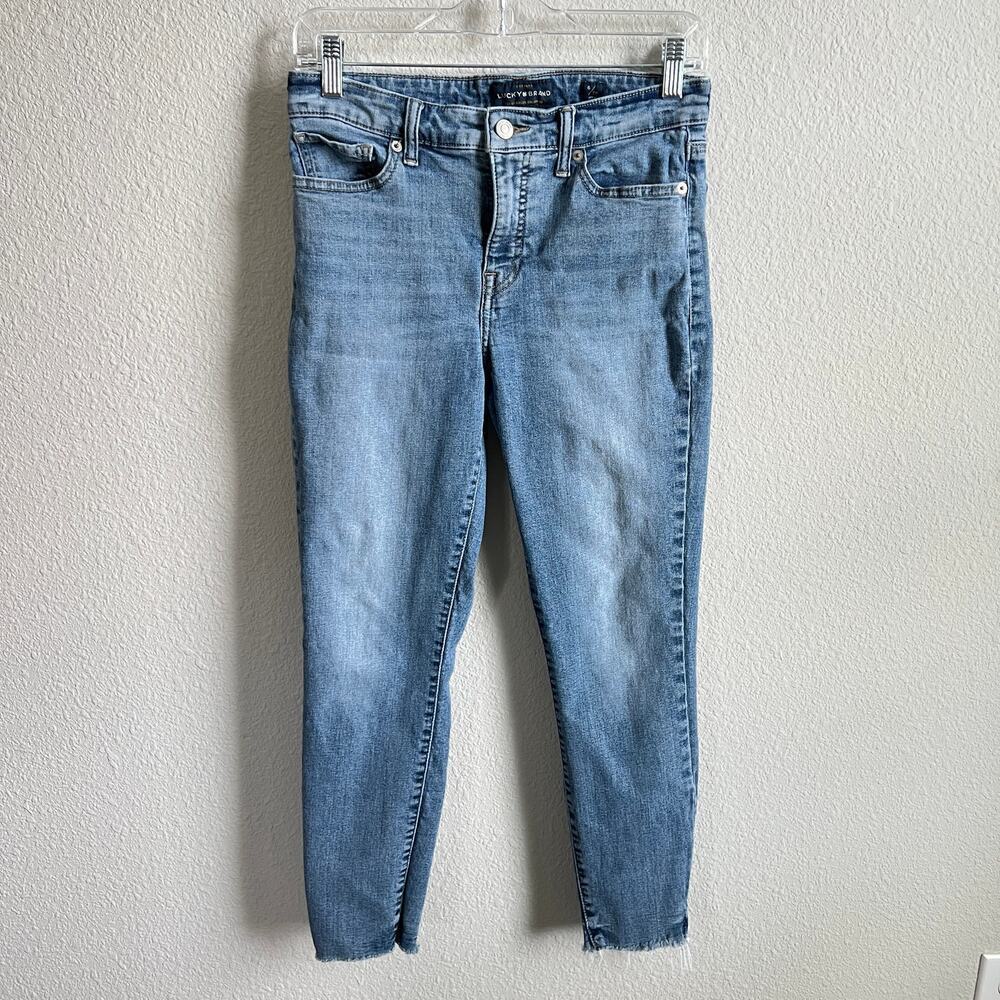 Lucky Brand Ava Skinny Ankle Jeans Women's 6/28 Mid Rise Stretch Denim